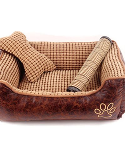 Washable Dog Crate Bed & Kennel Mat | Soft Pet Sleeping Cushion