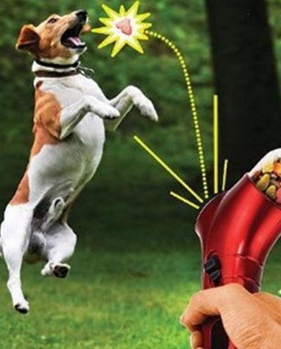 Pet Treat Launcher – Interactive Dog & Cat Treat Dispensing Toy