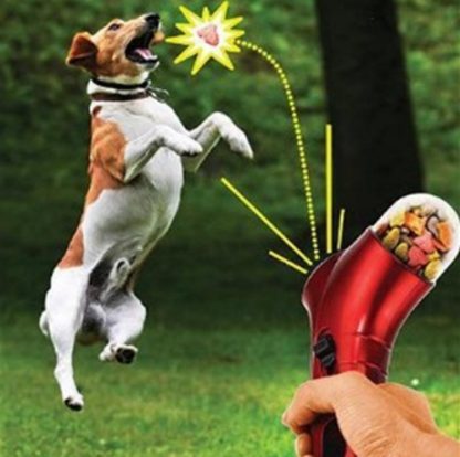 Pet Treat Launcher – Interactive Dog & Cat Treat Dispensing Toy