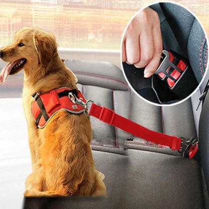 Dog Seat Belt for Car: Retractable Dog Leash Alternative
