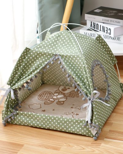 Cat Tent Bed – Enclosed Cat House & Cozy Pet Hideaway