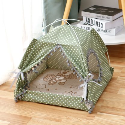 Cat Tent Bed – Enclosed Cat House & Cozy Pet Hideaway