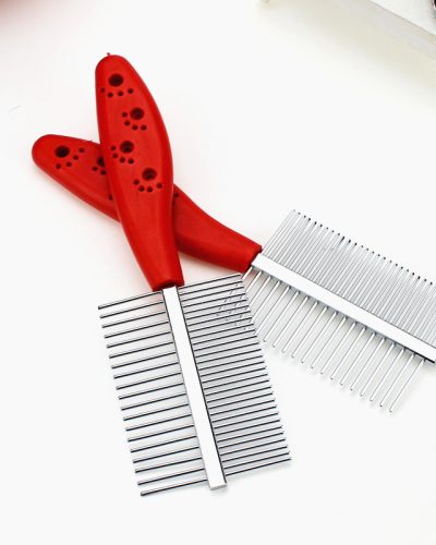 Double-Sided Dog Grooming Comb – Detangling & Deshedding