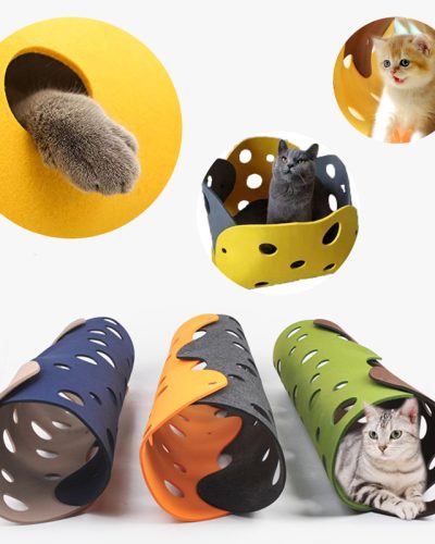 Deformable Felt Cat Tunnel