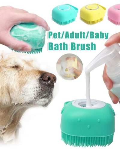 Dog Bath Brush Pet Grooming Tool