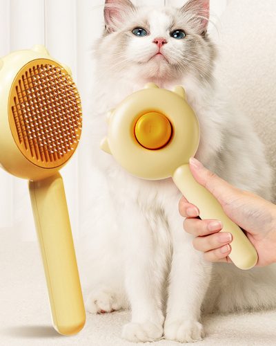 Self Cleaning Slicker Brush for Dogs & Cats