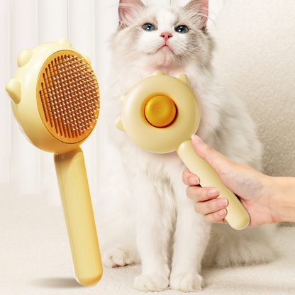 Self Cleaning Slicker Brush for Dogs & Cats