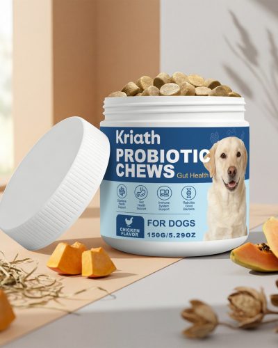 Dog Probiotic Chewable Tablets – 150g Daily Digestive Support