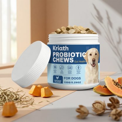 Dog Probiotic Chewable Tablets – 150g Daily Digestive Support