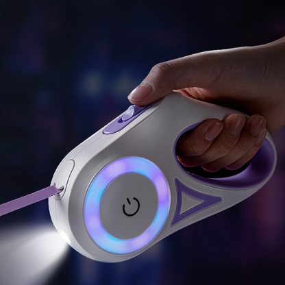 Illuminated Retractable Dog Leash