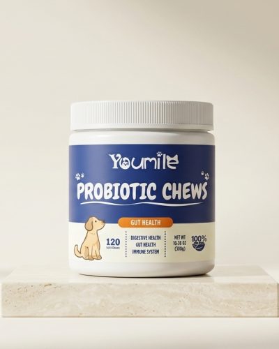 Probiotic Chewable Supplement for Cats – 120 Count