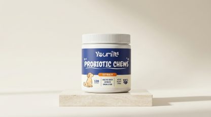 Probiotic Chewable Supplement for Cats – 120 Count