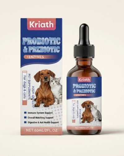 Dog & Cat Probiotic Drops – 60ml Digestive Support