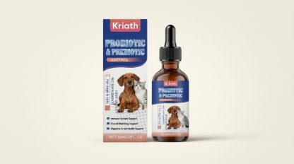 Dog & Cat Probiotic Drops – 60ml Digestive Support