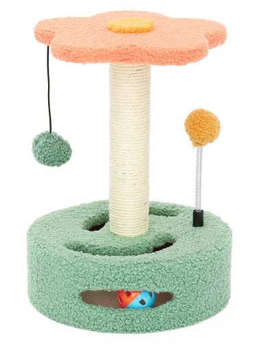 Cat Scratcher Board with Sisal Rope – Claw Care & Interactive Climbing Toy