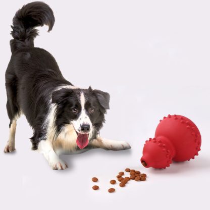 Durable Rubber Treat-Dispensing Dog Toy – Interactive Chew & Puzzle Toy