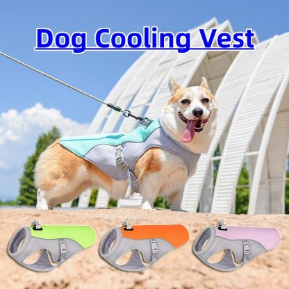 Mesh Dog Harness for Small Dogs & Cooling Vest