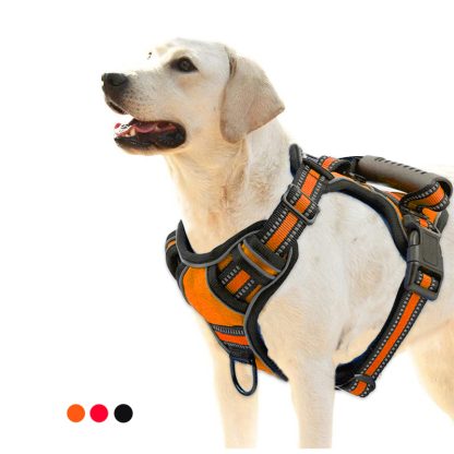 No-Pull Reflective Dog Harness – Breathable, Comfortable Fit