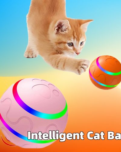 Interactive Cat Ball Toy – Automatic Rolling USB Pet Toy
