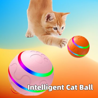 Interactive Cat Ball Toy – Automatic Rolling USB Pet Toy