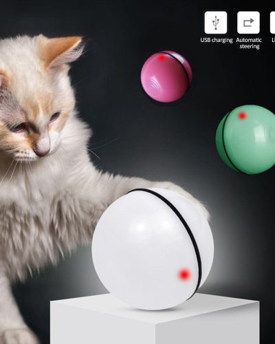 LED Laser Electronic Rolling Pet Toy Ball