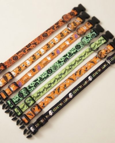Halloween Pet Collar – Adjustable Nylon Cat & Dog Collar