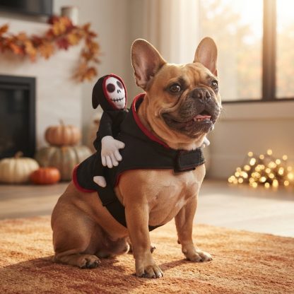 Funny Halloween Goblin Riding Pet Costume – Dog & Cat Costume